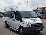 Бесплатный автобус Genser в пункт аренды автомобилей АрендаАвто-нвм на Новорязанском шоссе